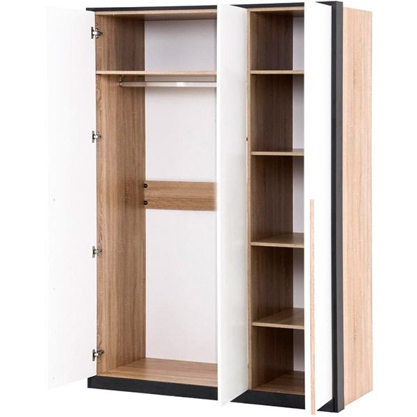 Шкаф гардеробный Embawood Леди дуб сонома/антрацит 