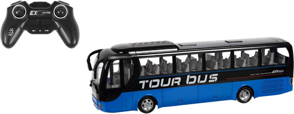 Игрушка на радиоуправлении OTAMANKO Автобус TOUR BUS синий 1:32 532.02.53