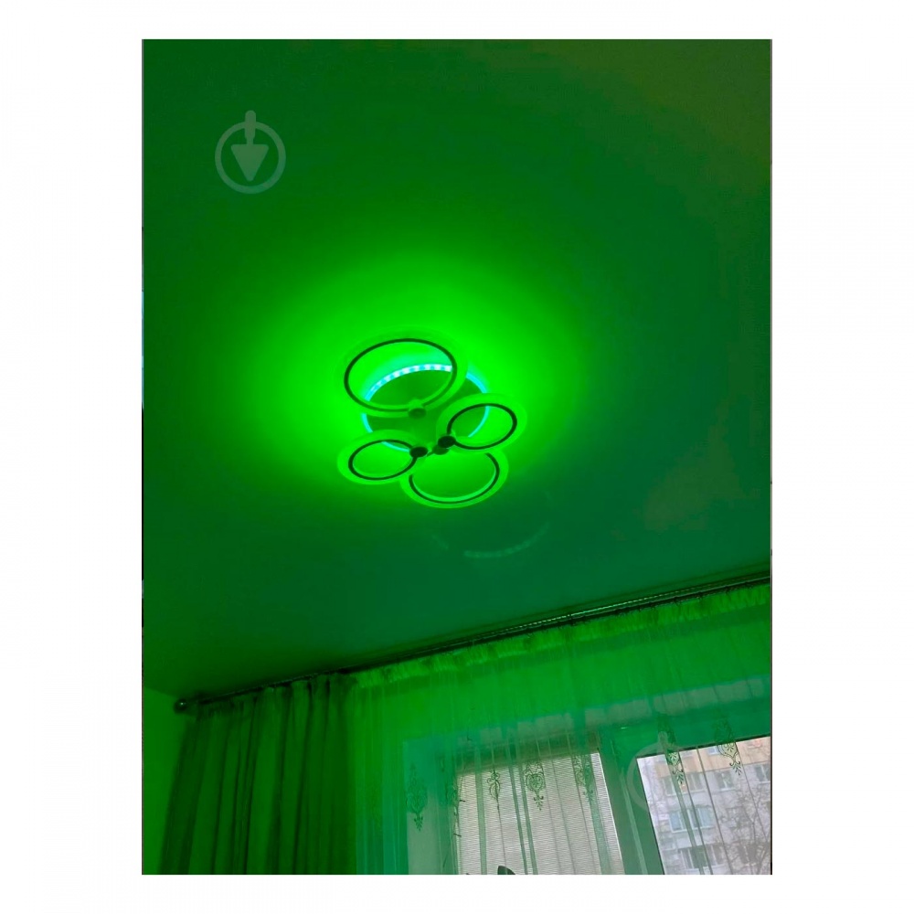 Люстра стельова Accento lighting Gracia AP R 4 55 Вт білий