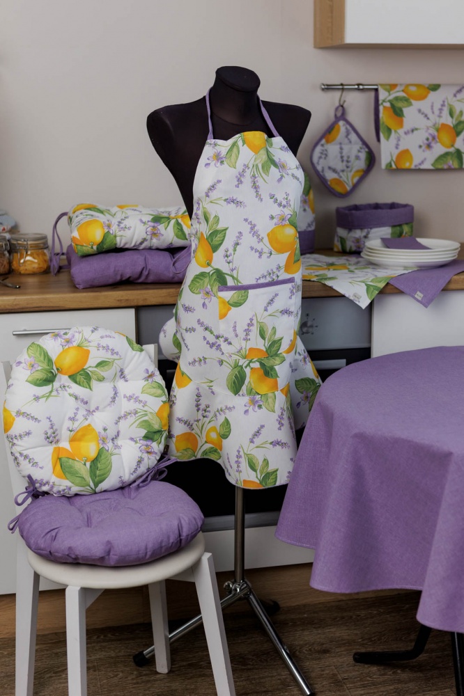 Подушка на стул Lemons & Lavender Лаванда La Nuit