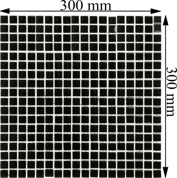 Плитка Ceramika Pilch Мозаїка Czarny R70 30x30 