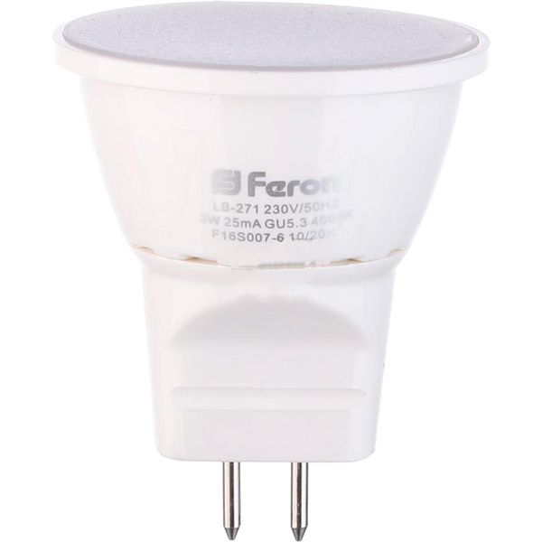 Лампа светодиодная Feron 3 Вт MR11 матовая GU5.3 220 В 4000 К LB271 