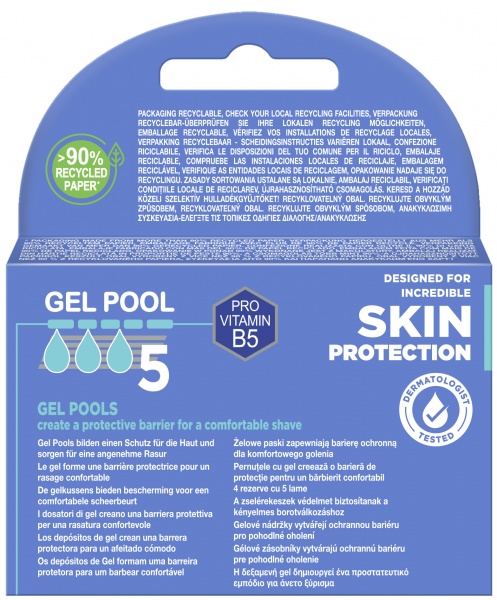 Сменный картридж WILKINSON SWORD HYDRO 5 Blades 4 шт.