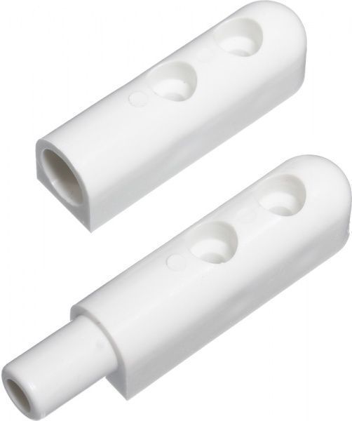 Петля 17х25 100x15мм белый универсальная 1 шт.