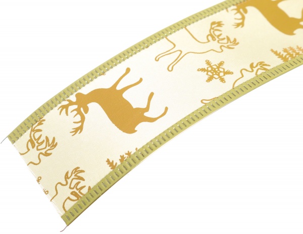 Стрічка декоративна золота 38х2700 мм ANM800400 