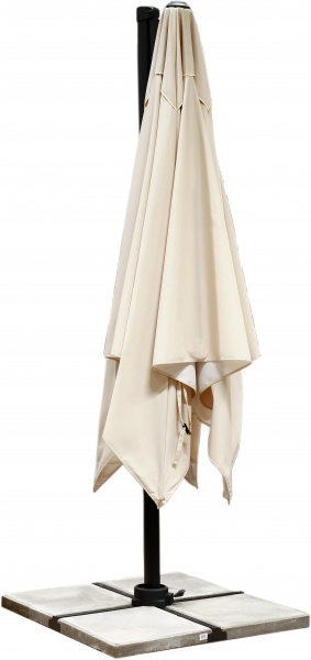 Зонт садовый UBC Group 3х3 м консольный 4755 бежевый