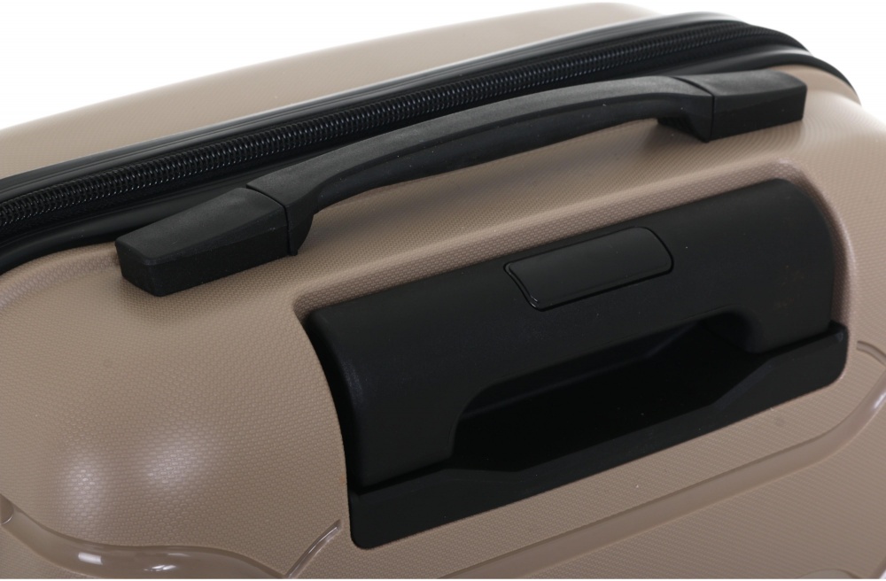 Чемодан Compass №XY007 S 36 л капучино 49x35x21 см