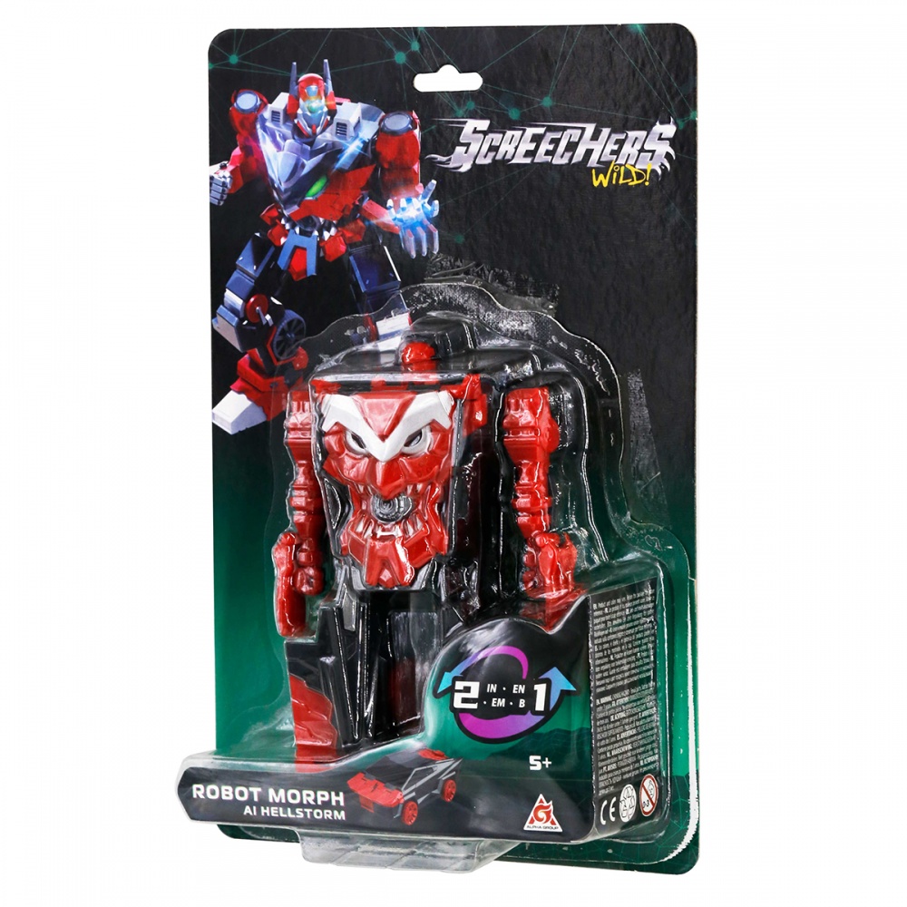 Робот-трансформер Alpha Group Screechers Wild! S5 Хелшторм 1:32 EU686152