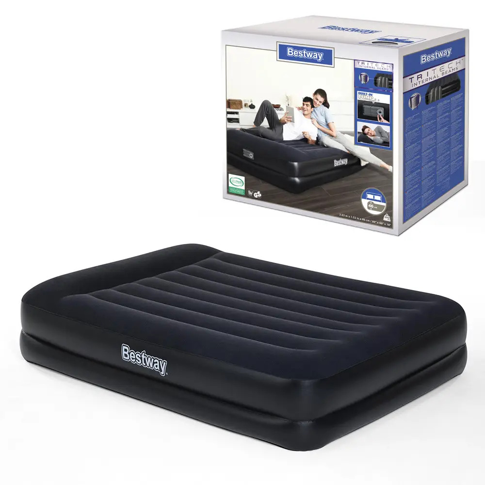 Кровать Bestway 67403N 203х163 см серый