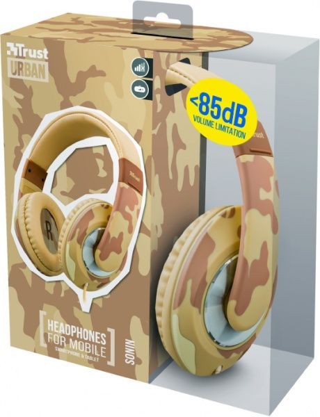 Навушники Trust Urban Sonin Kids Desert Camo 