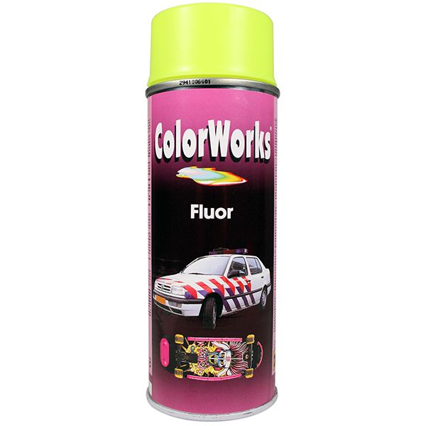 Аэрозоль ColorWorks Fluor желтый 400 мл
