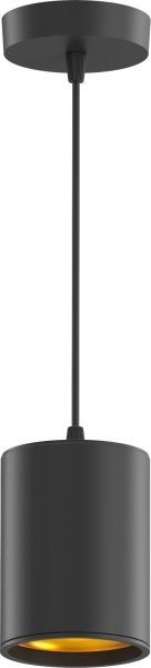 Підвіс Gauss 3000 К LED 12 Вт чорний/золото HD037 