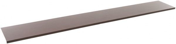 Полка ДСП прямая 1500x210 мм венге 