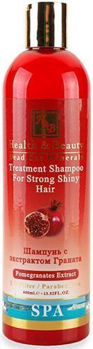 Шампунь Health and Beauty укрепляющий с экстрактом граната 400 мл