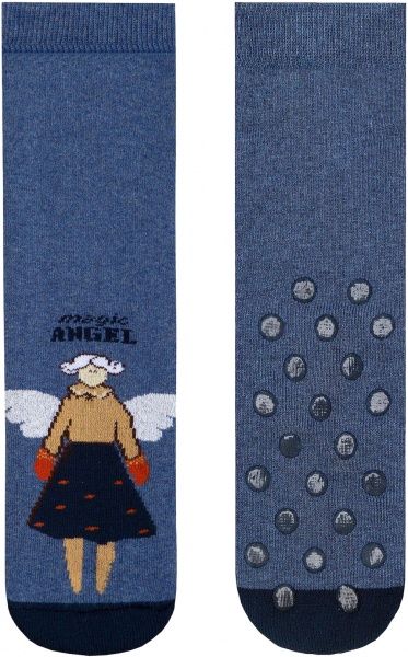 Шкарпетки Conte-Kids Веселі ніжки 291 17С-45СП р.18 джинс з малюнком 