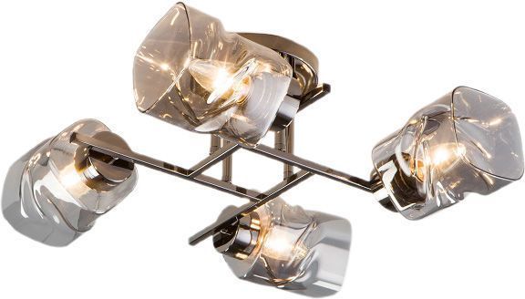 Люстра стельова Strotskis Hilari 4x40 Вт E27 чорна перлина 30165/4