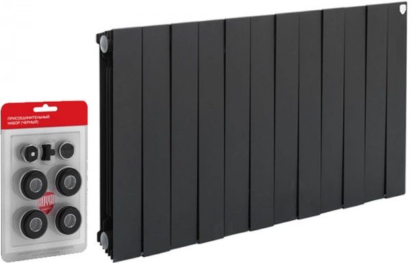 Радіатор біметалевий Royal Thermo 500/Noir Sable 12 (НС-1054871) (НС-1161562)