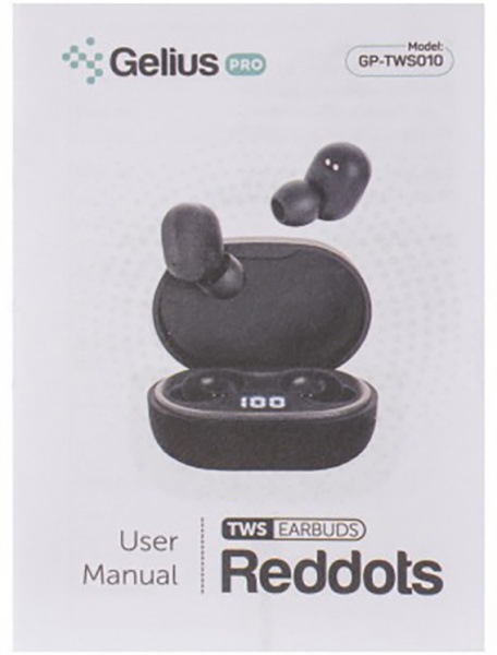 Навушники Gelius Pro Reddots TWS Earbuds black 