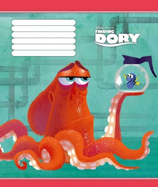 Тетрадь школьная В поисках Дори 18 листов в клетку Мицар+