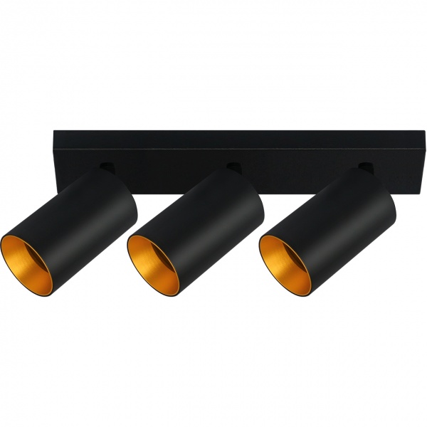 Спот GU10 чорний CLN 117-3 BKG 