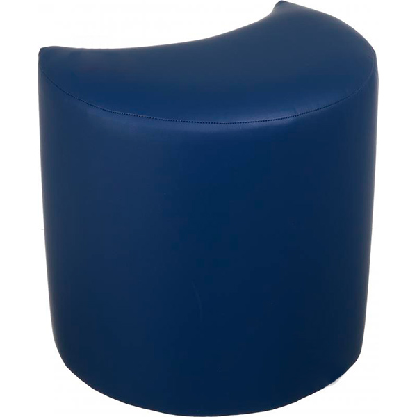 Пуф Марбет Півмісяць 400x400x240 мм Soft №09 синій 