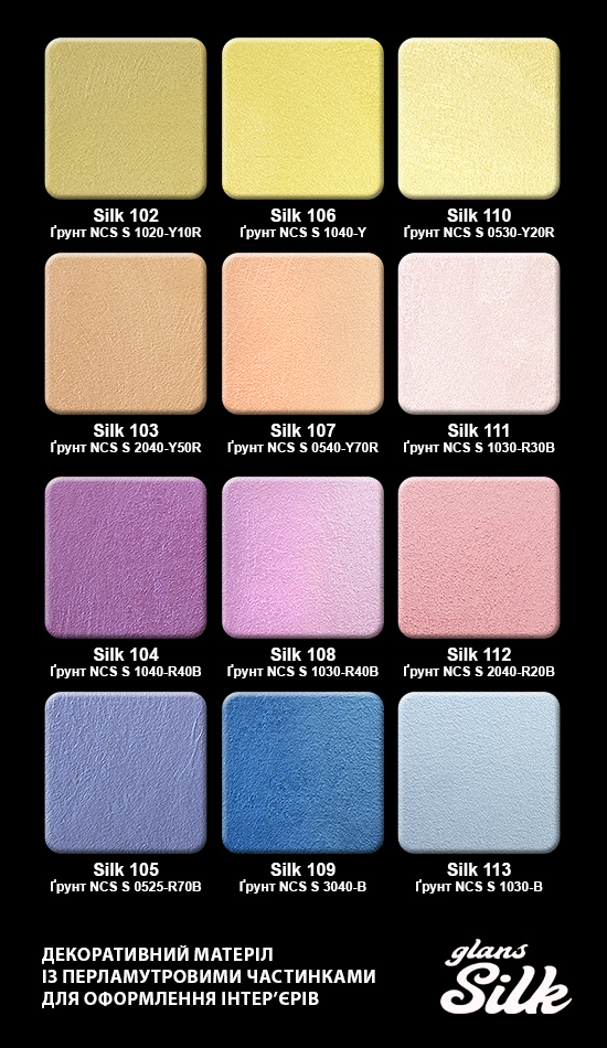 Декоративне покриття Aura Мокрий шовк Silk Glans 1 л 1,2кг