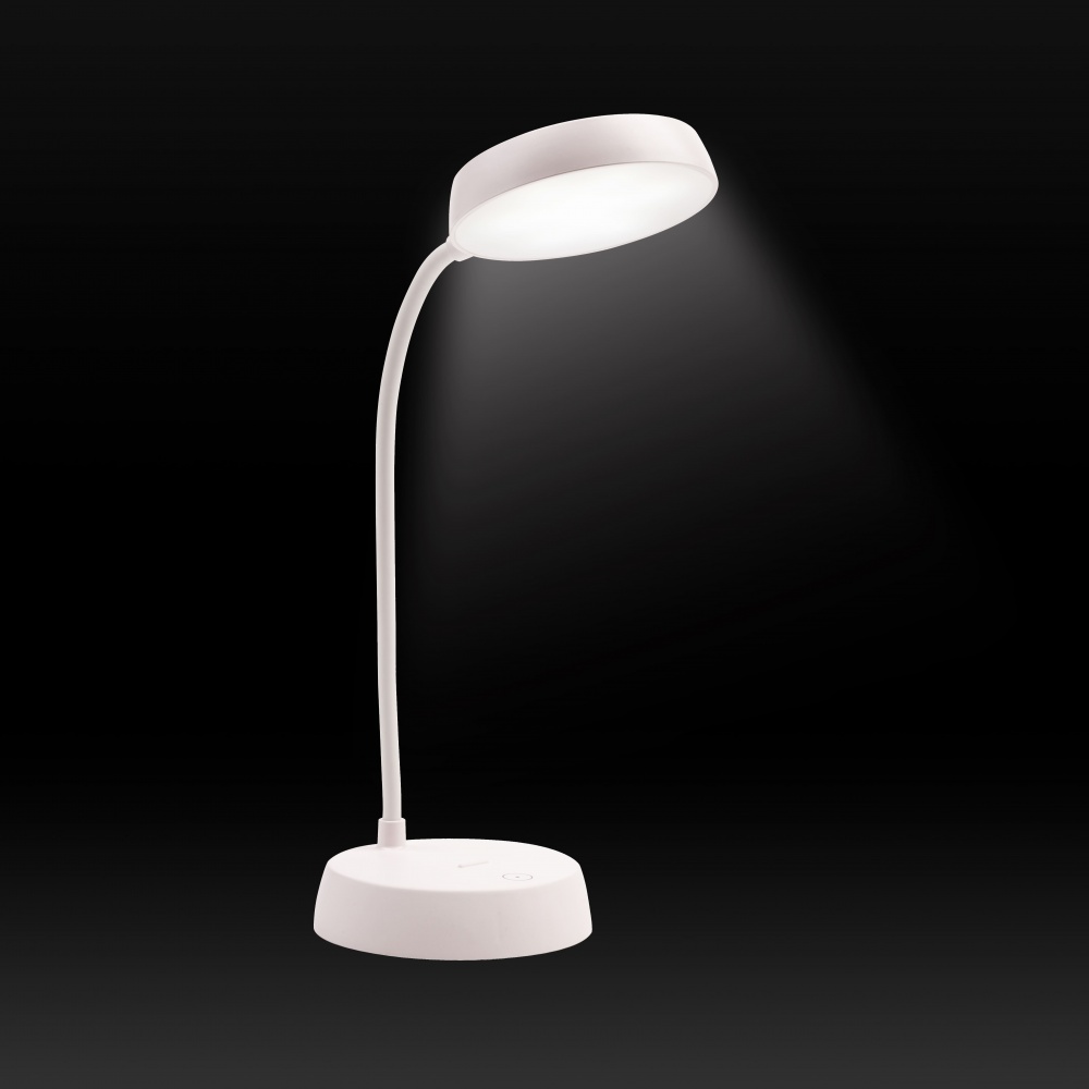 Настольная лампа аккумуляторная Luna Home 5 Вт без цоколя белый ALT-793W