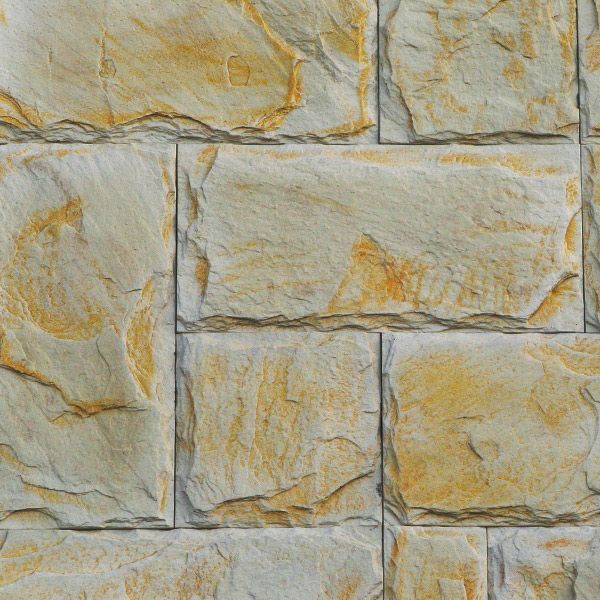 Плитка бетонная прямая Золотой Мандарин Сланец Ваниль 1 кв.м 