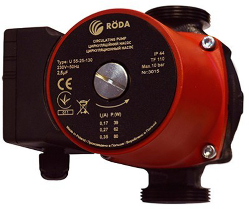 Циркуляционный насос Roda U55-25-130