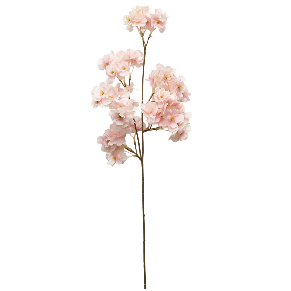Гілочка декоративна Вишня 64 см рожева Девілон