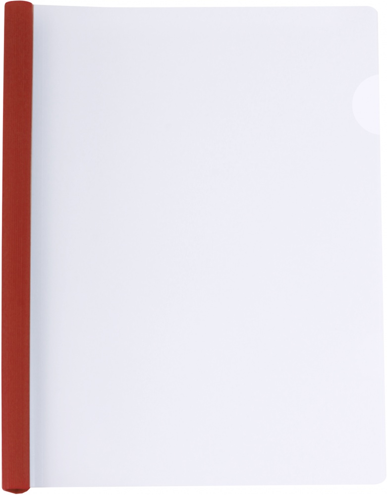 Папка А4 с планкою-зажимом 10 мм (2-65 листов), красная E31205-03 Economix