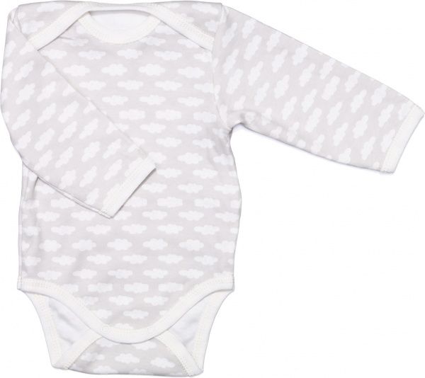 Боди Bambinelli Тучки р.74 серый с белым 