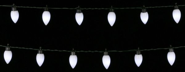 Электрогирлянда линейная Девилон белая 650934 встроенный светодиод (LED) 20 ламп 2 м 