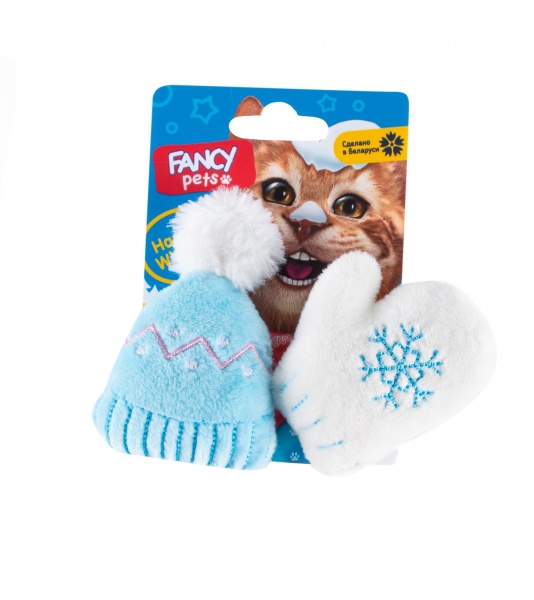 Игрушка для котов Fancy Pets Шапочка и варежка NYS7