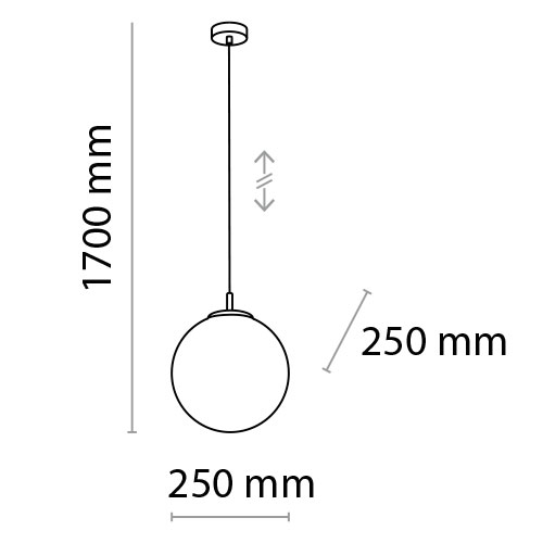 Підвіс TK Lighting Maxi 1x60 Вт E27 білий 3476 