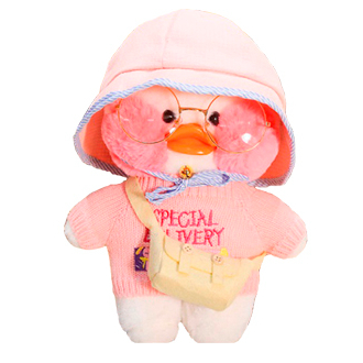 М'яка іграшка Каченя 34 см світло-рожевий DK-11