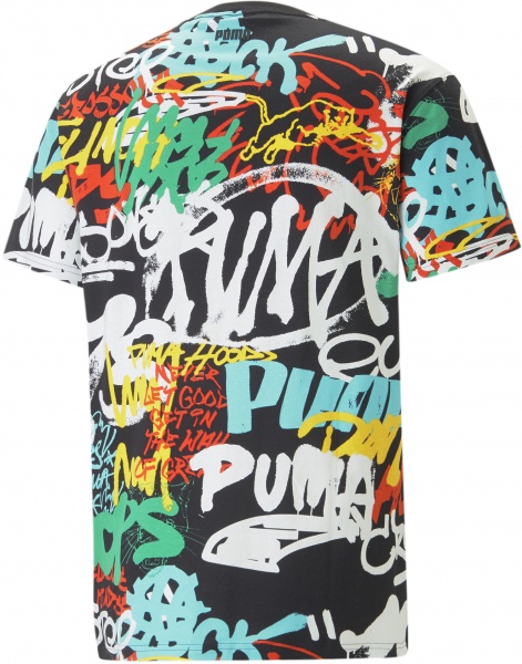 Футболка Puma GRAFFITI TEE 53924601 р.M різнокольоровий