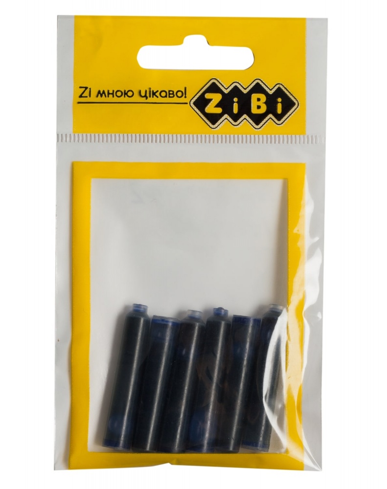 Набор картриджей фиолетовый ZiBi 6 шт.