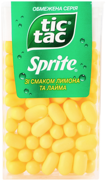 Драже Tic Tac Sprite со вкусом лимона и лайма 54 г