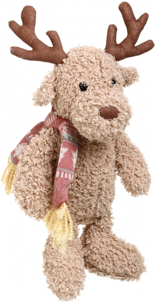 М'яка іграшка HW плюшева Різдвяна олень Фредді бежевий DT210779