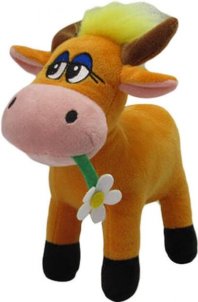 Сувенир Коровка с цветком 19 см LEO19-1010A7.5 