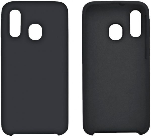 Чохол захисний Intaleo (Velvet) для Samsung A40 black силіконовий