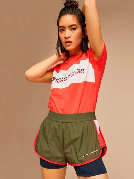 Футболка Tommy Hilfiger BLOCKED TEE LOGO S10S100331603 XS кораловий