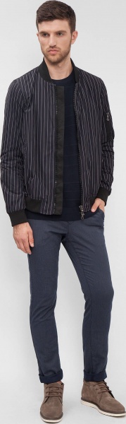 Ветровка Tommy Hilfiger PIN STRIPE BOMBER MW0MW02387-403 р.L синий