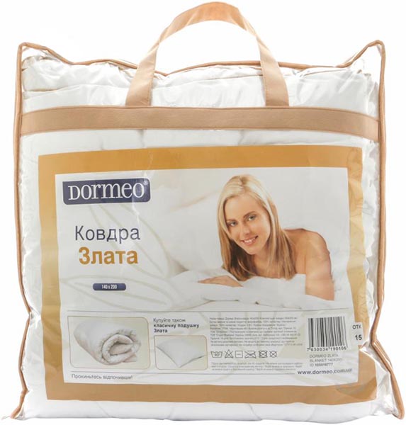 Ковдра Злата біла 140x200 см Dormeo
