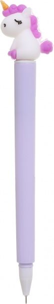 Ручка гелевая Фиолетовый единорог 