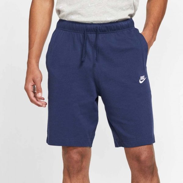 Шорты Nike M NSW CLUB SHORT JSY BV2772-410 р. L синий
