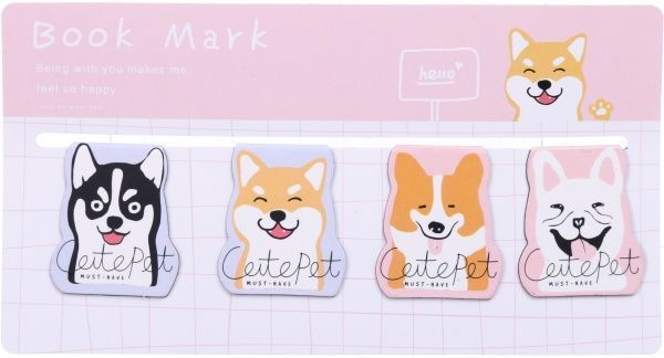 Набор закладок для книги Собачки 