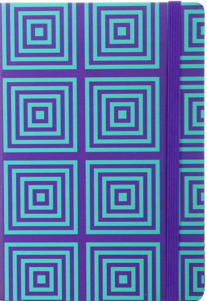 Блокнот Колейдоскоп фиолетовый 14,5х21 см Mikirei