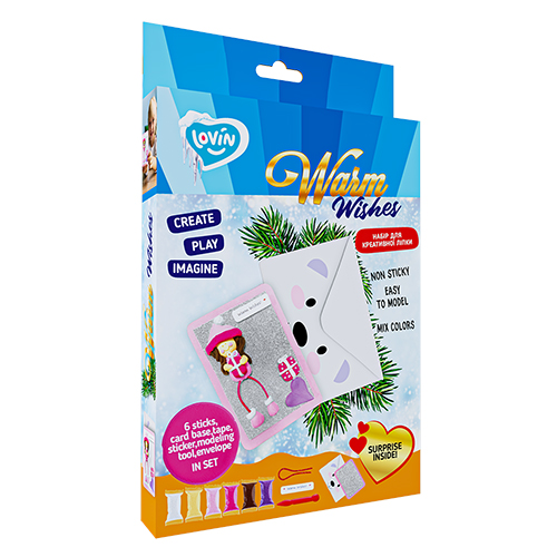 Набор для лепки Девочка с подарками Lovin'do 